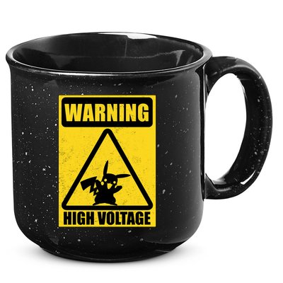 Warning High Voltage 15oz Campfire Ceramic Mug