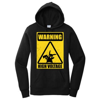 Warning High Voltage Women's Pullover Hoodie