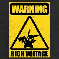 Warning High Voltage Tumbler