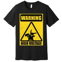 Warning High Voltage Premium T-Shirt