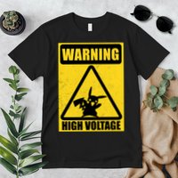 Warning High Voltage Premium T-Shirt