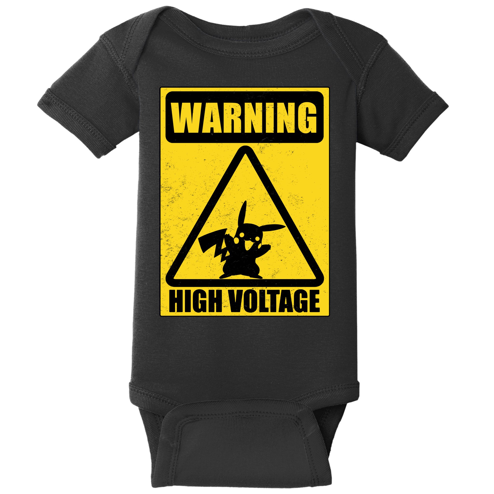 Warning High Voltage Baby Bodysuit