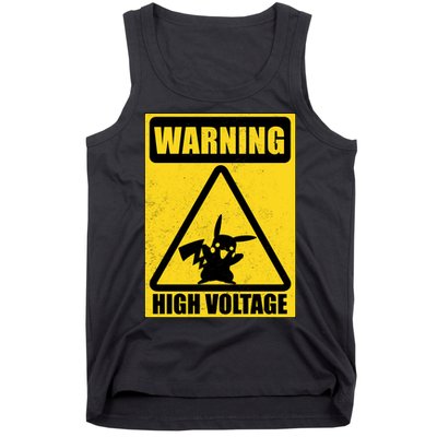 Warning High Voltage Tank Top