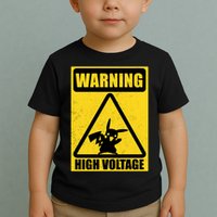 Warning High Voltage Toddler T-Shirt