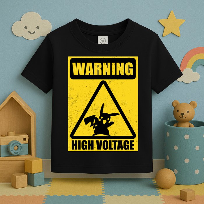 Warning High Voltage Toddler T-Shirt