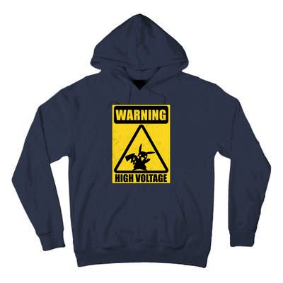 Warning High Voltage Tall Hoodie