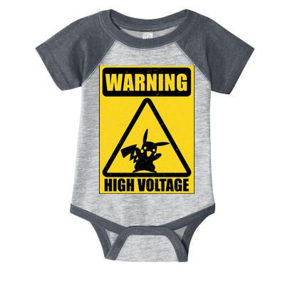 Warning High Voltage Infant Baby Jersey Bodysuit