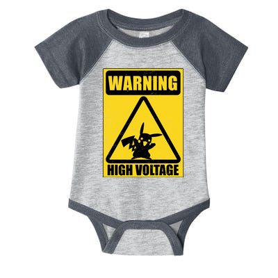 Warning High Voltage Infant Baby Jersey Bodysuit