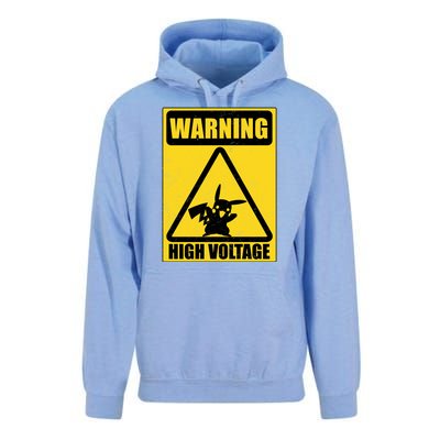 Warning High Voltage Unisex Surf Hoodie