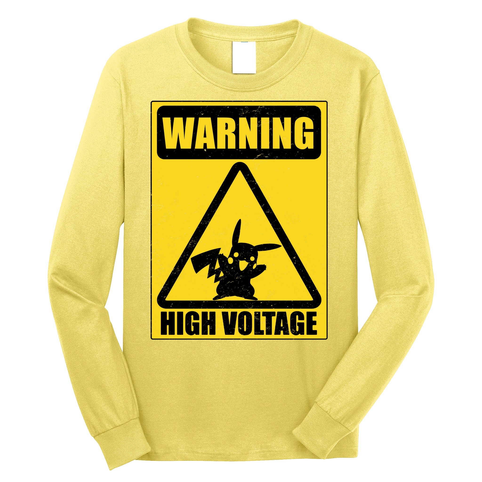 Warning High Voltage Long Sleeve Shirt