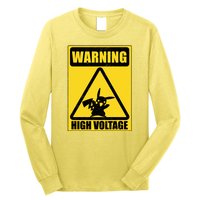 Warning High Voltage Long Sleeve Shirt