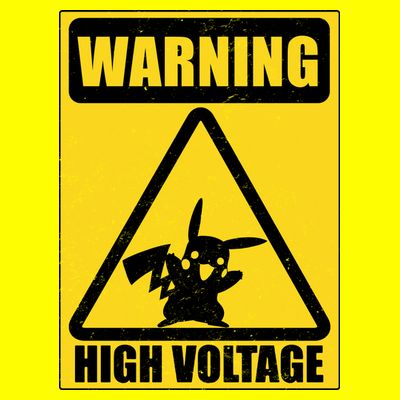 Warning High Voltage T-Shirt
