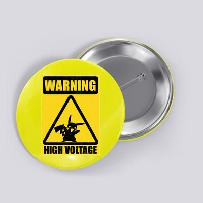 Warning High Voltage Button