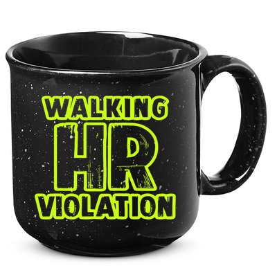Walking Hr Violation 15oz Campfire Ceramic Mug