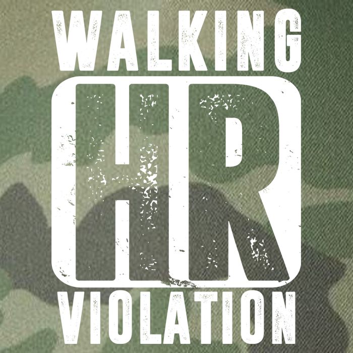 Walking HR Violation Funny Legacy Tie Dye Trucker Hat