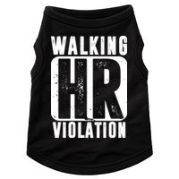 Walking HR Violation Funny Doggie Tank
