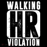 Walking HR Violation Funny Cooling Performance Long Sleeve Crew