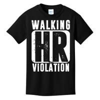 Walking HR Violation Funny Kids T-Shirt