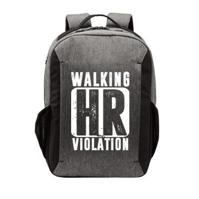 Walking HR Violation Funny Vector Backpack