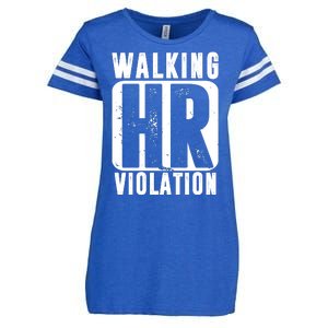 Walking HR Violation Funny Enza Ladies Jersey Football T-Shirt