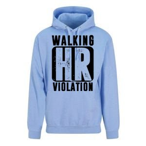 Walking HR Violation Funny Unisex Surf Hoodie