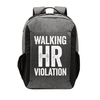 Walking HR Violation Funny Meme Vector Backpack