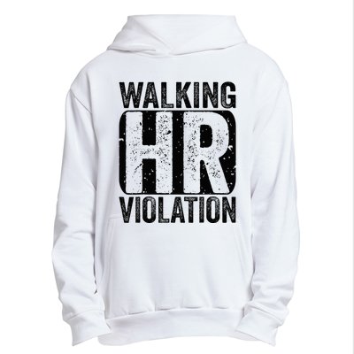 Walking HR Violation Nightmare Office Funny Urban Pullover Hoodie