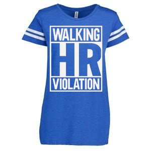 Walking Hr Violation Enza Ladies Jersey Football T-Shirt