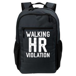 Walking HR Violation HR Human Resources Nightmare Daily Commute Backpack