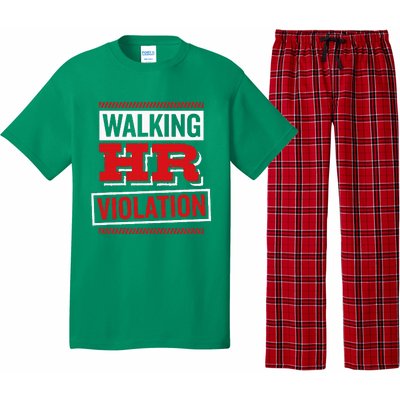 Walking Hr Violation Human Resource Pajama Set