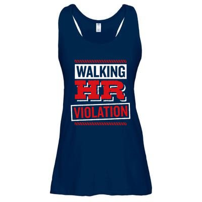 Walking Hr Violation Human Resource Ladies Essential Flowy Tank