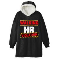 Walking hr violation   Hooded Wearable Blanket