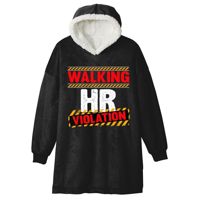 Walking hr violation   Hooded Wearable Blanket