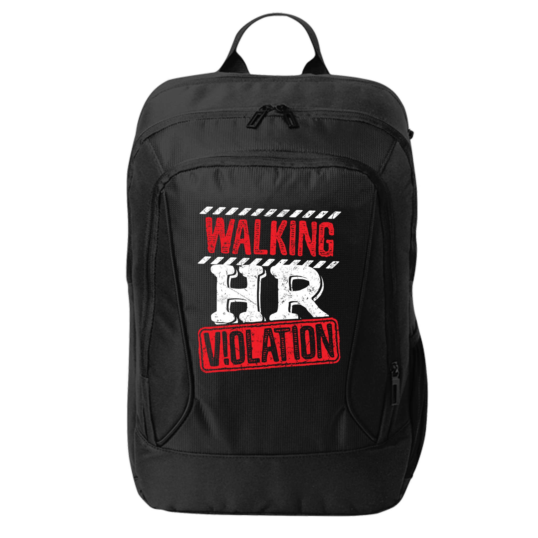 Walking HR Violation HR Human Resources Nightmare City Backpack