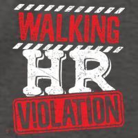 Walking HR Violation HR Human Resources Nightmare Vector Backpack