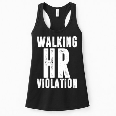 Walking HR Violation Human Resource Womens Tank Top
