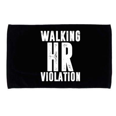 Walking HR Violation Human Resource Microfiber Hand Towel