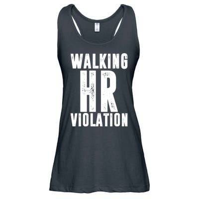 Walking HR Violation Human Resource Ladies Essential Flowy Tank