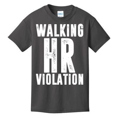 Walking HR Violation Human Resource Kids T-Shirt