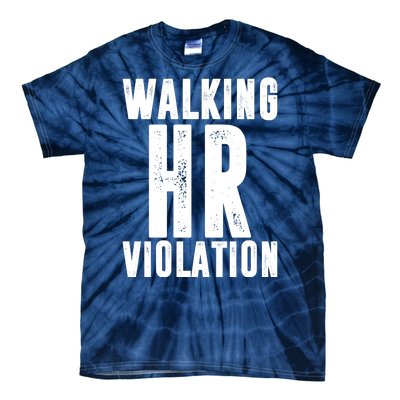 Walking HR Violation Human Resource Tie-Dye T-Shirt