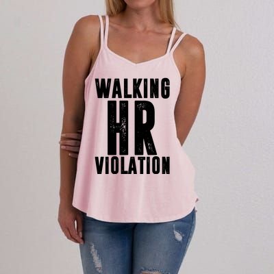 Walking HR Violation Human Resource Women's Strappy Tank