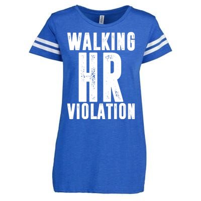 Walking HR Violation Human Resource Enza Ladies Jersey Football T-Shirt