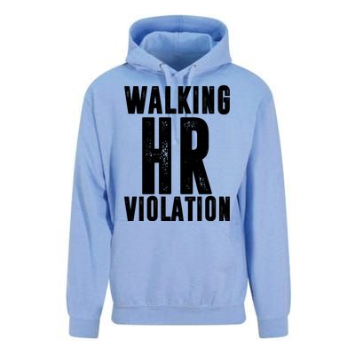 Walking HR Violation Human Resource Unisex Surf Hoodie