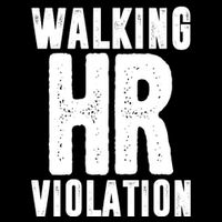Walking Hr Violation Funny Work 16 in Basic Backpack
