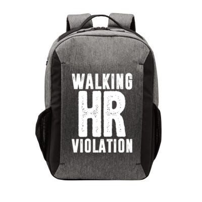 Walking Hr Violation Funny Work Vector Backpack