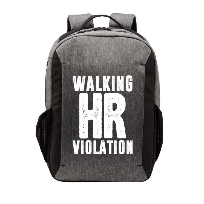 Walking Hr Violation Funny Work Vector Backpack