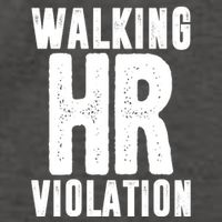 Walking Hr Violation Funny Work Vector Backpack