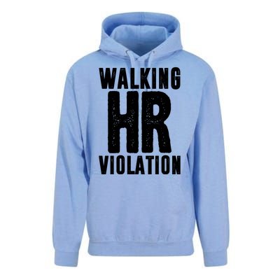 Walking Hr Violation Funny Work Unisex Surf Hoodie