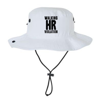Walking Hr Violation Funny Work Bucket Hat