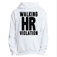 Walking Hr Violation Funny Work Urban Pullover Hoodie